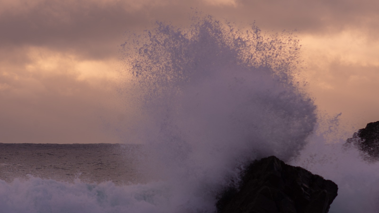 First light at the rocks.
