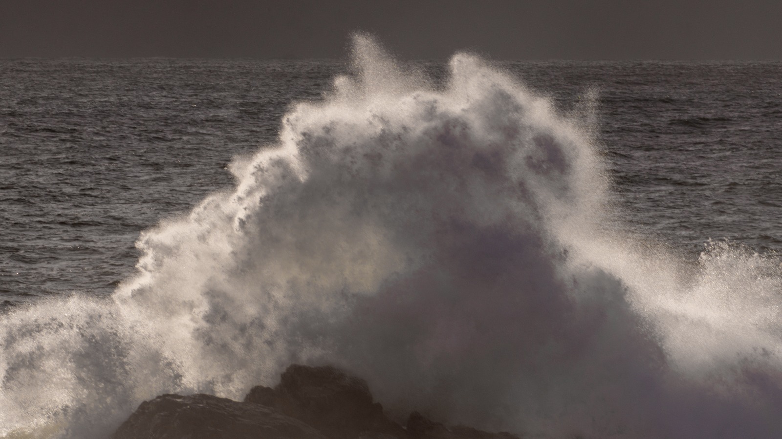 Open Pacific, storm front